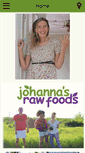 Mobile Screenshot of johannasrawfoods.com